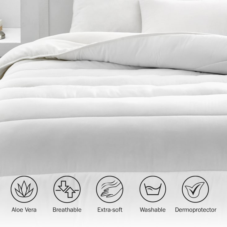 Couette hiver en fibre et traitement à l'Aloe vera de 500g/m130 ...