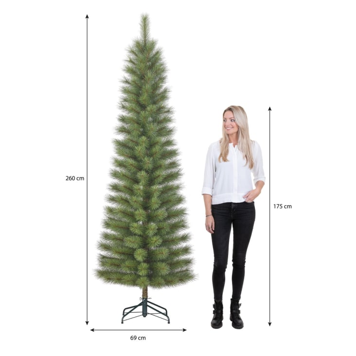 Sapin De Noël Artificiel Floqué Neige 150 Cm - 100 LED Blanc Chaud - USB - Support Métal - Dépliable - 9