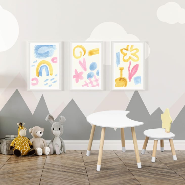 Ensemble Miniature Table Basse & Chaises En Fer Forgé – Mobilier De Salon Pour Maison De Poupée