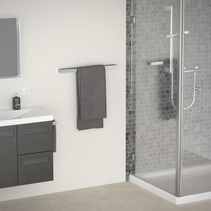 Porta Asciugamani Gedy G-Singapore 35 Cm Cromo - Con Placche Girevoli In Acciaio Inox - Foto 4