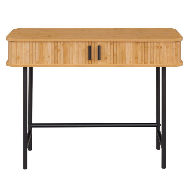 Console Style Console style contemporain 100 cm bois / noir Kofu | Maisons du Monde