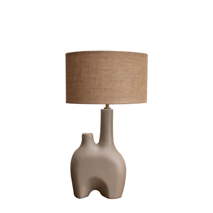Lampe Tactile Nomade Taupe - LED, Design Moderne - 19 X 10,5 X 10,5 Cm - Déco D'intérieur Facile