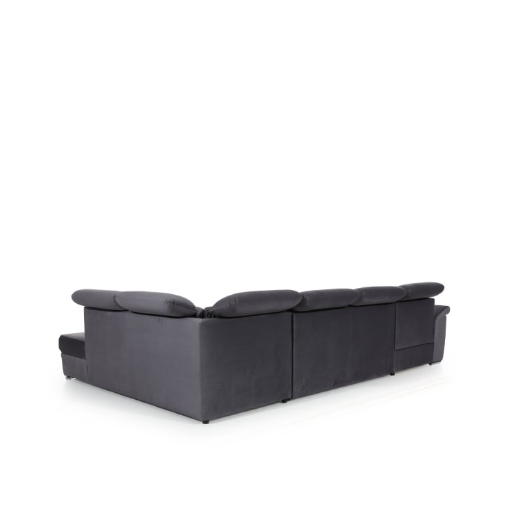 Ecksofa mit Schlaffunktion, Bettkasten UForm Grün Evani Maisons du Monde