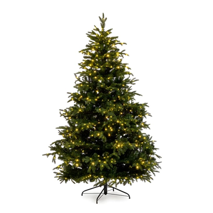 Alberi Di Natale Con Led Incorporati Albero di natale con Micro Led Incorporati 80% PE Effetto Rea AURORA
