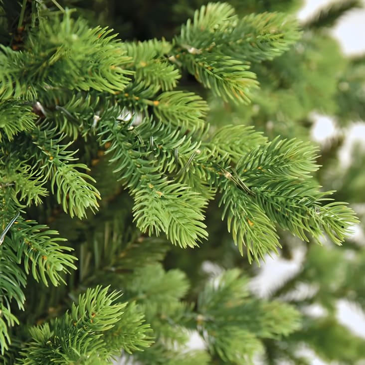 Alberi Di Natale Con Led Incorporati Albero di natale con Micro Led Incorporati 80% PE Effetto Rea AURORA