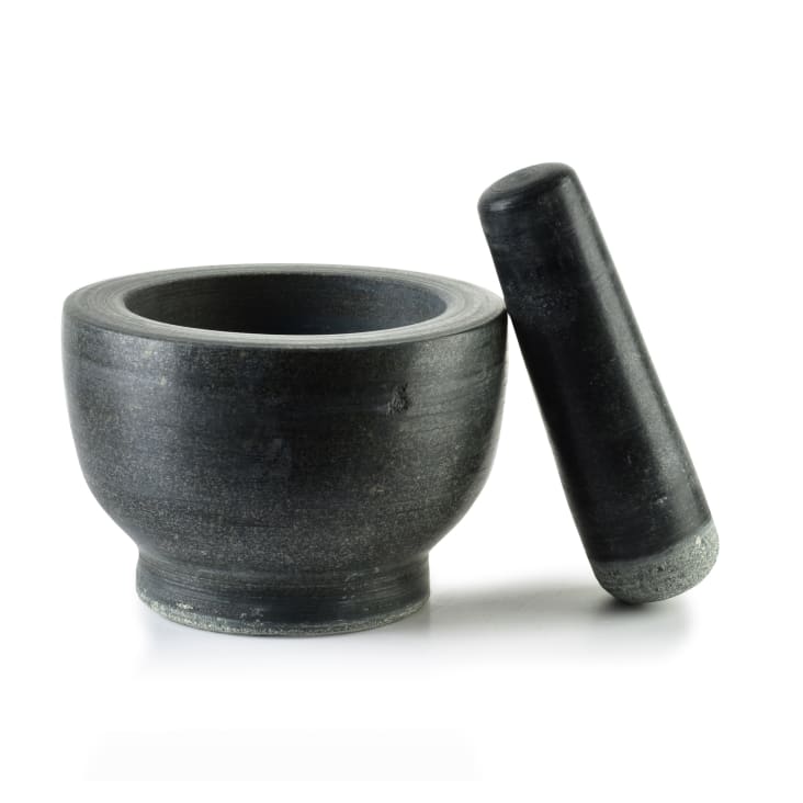 Mörser aus Stein 8x13 cm grau Modern kitchen | Maisons du Monde