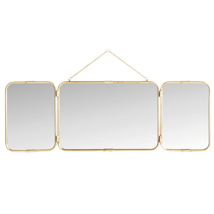 Specchio Bagua Feng Shui In Ottone 7 Cm - Doppia Faccia, Portafortuna Da Appendere All'Esterno - 2