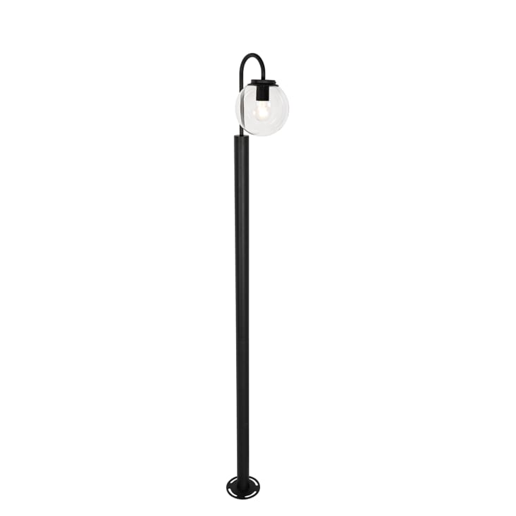 QAZQA Modern Laterne Schwarz Mit Klarglas 200 Cm 3- Produktbild-Vorschau 7