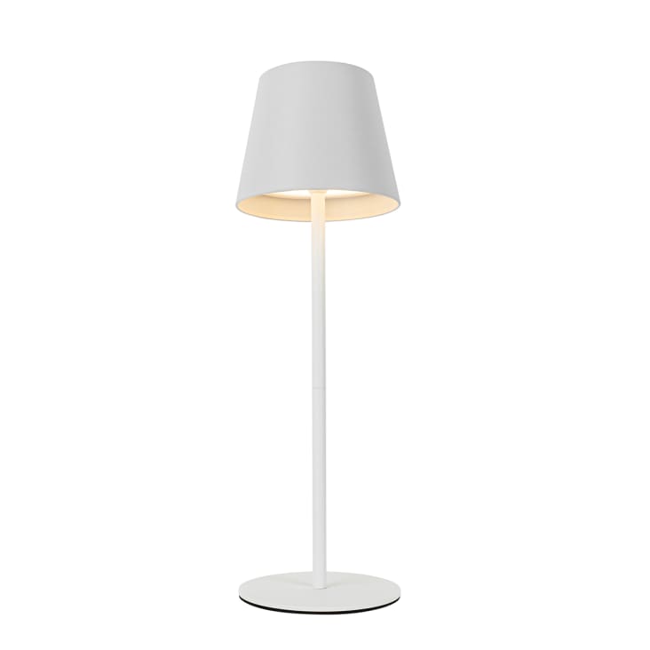 Lámpara de mesa blanca led recargable rgb ip54 11.5 x 36 (cm) Murdock