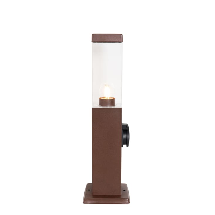 Lampada da parete per esterni moderna marrone ruggine 11,5 cm incl. LED