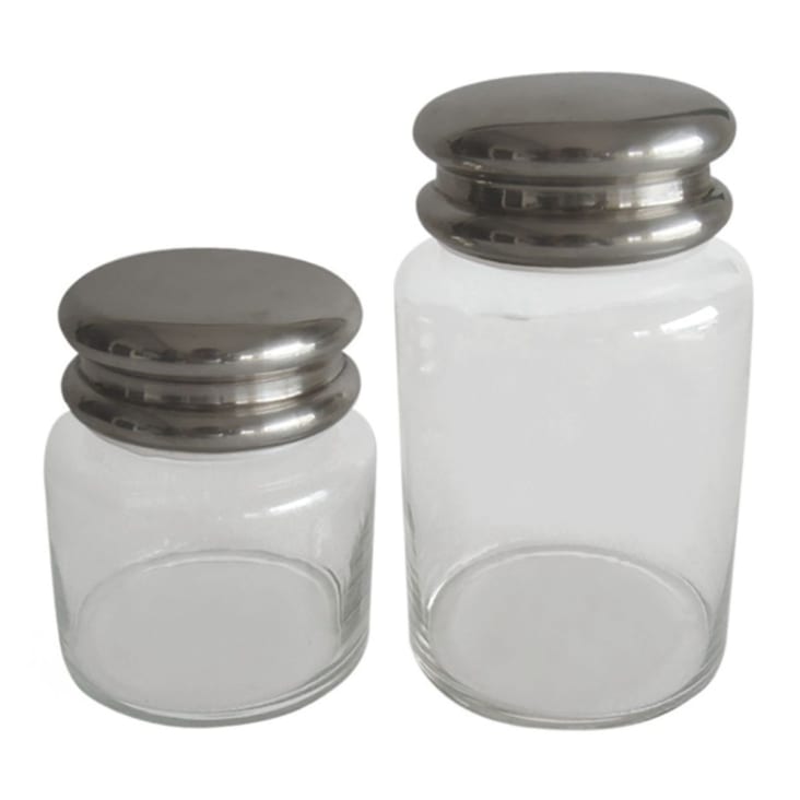 20 Pots En Verre Grenade 150ml Avec Couvercle Argenté - Pour Confitures, Miel, Cocktails - Espirito Rebelde