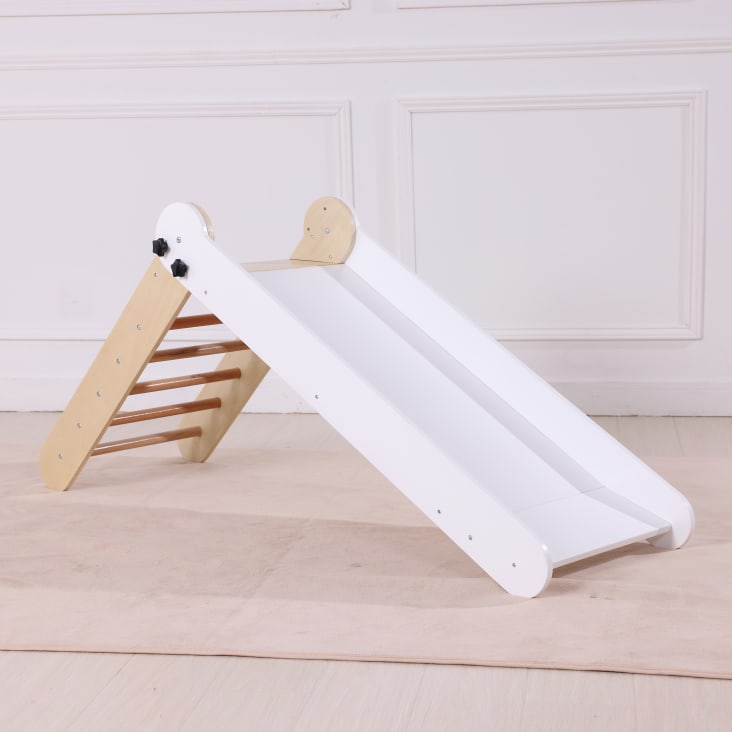 Toboggan pliable en bois Naturel/blanc Bobbie Maisons du Monde