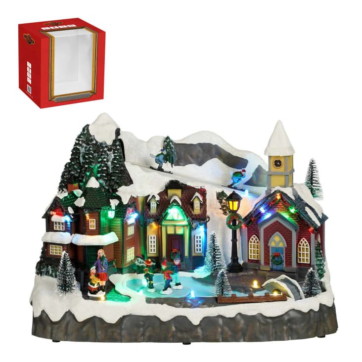 Village de Noël miniature place du village H24 Luville specials Maisons du Monde