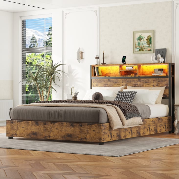 Letto Contenitore Letto Industriale Testiera Letto Industrial