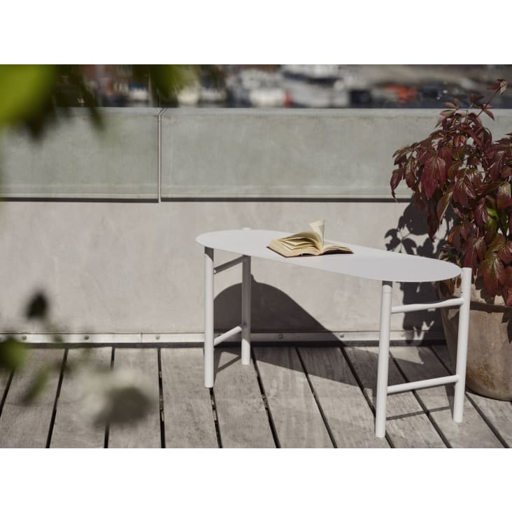 Banc 2 Places VidaXL Bois Manguier Massif - Style Rétro Cinéma - Acier - 102x55x83cm - Assemblage Facile