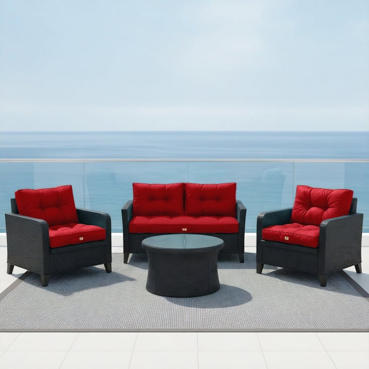 Cuscino Rotondo Rosa - Per Divano, Auto, Giardino | Decorazione Casa Morbida