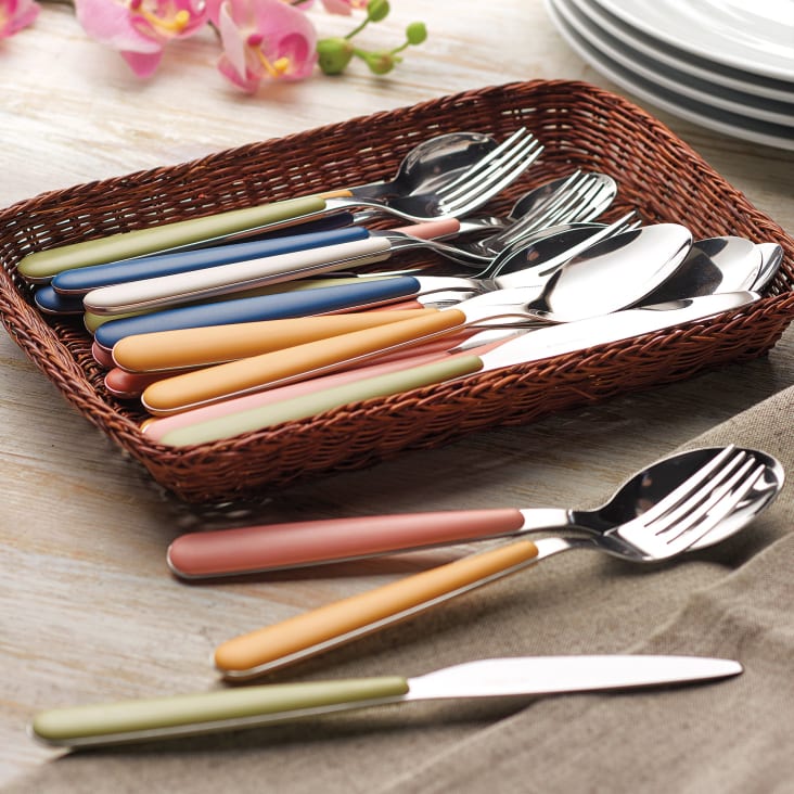 2 jeux de bols en acier inoxydable baguettes portables cuillères coutellerie de cuisine