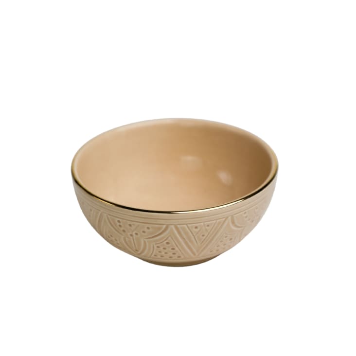 Bol En Céramique Sahara Beige HOME DECO FACTORY - 65Cl, Design Moderne Pour Soupes Et Salades