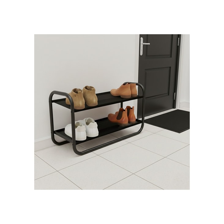 Schuhregal Aus Schwarzem Metall 23 X 63 X 35 Cm Maisons Du Monde Schuhregal aus schwarzem metall 23 x 63 x 35 cm maisons du monde
