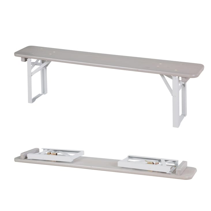 Panca Per Bambini Roba Convertibile In Tavolo - Legno Laccato Bianco, 2 Altezze Di Seduta - Foto 6