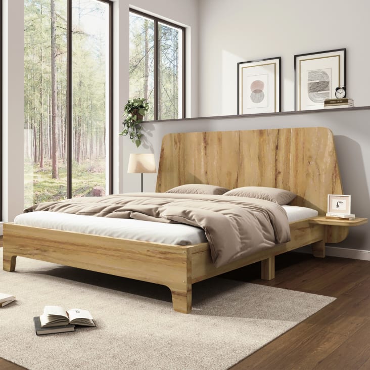 Pink Ikea Letto Idanas IDANÄS Bed Frame, White/Leirsund, 140x200