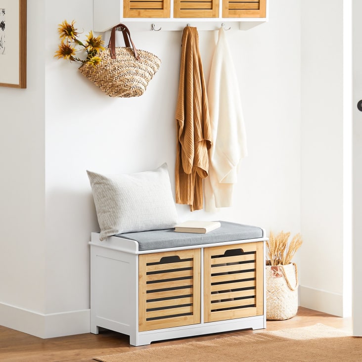 Banco Zapatero Con 2 Puertas Para Entrada Maisons Du Monde Banco Zapatero Con 2 Puertas Para Entrada Maisons Du Monde