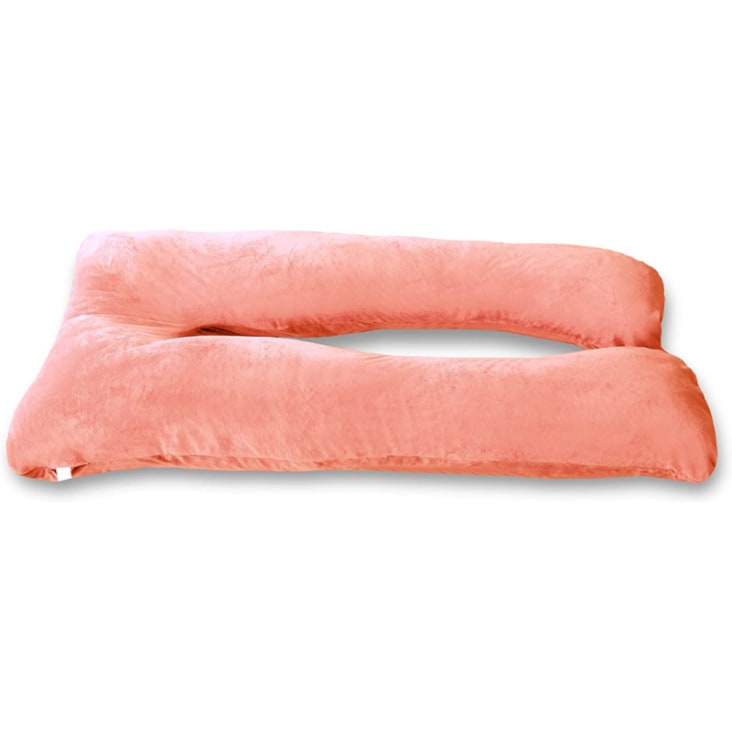 INSEN Cuscino Per Gravidanza A Forma Di C - Morbido Supporto Corpo 147x71 Cm In Velluto Grigio