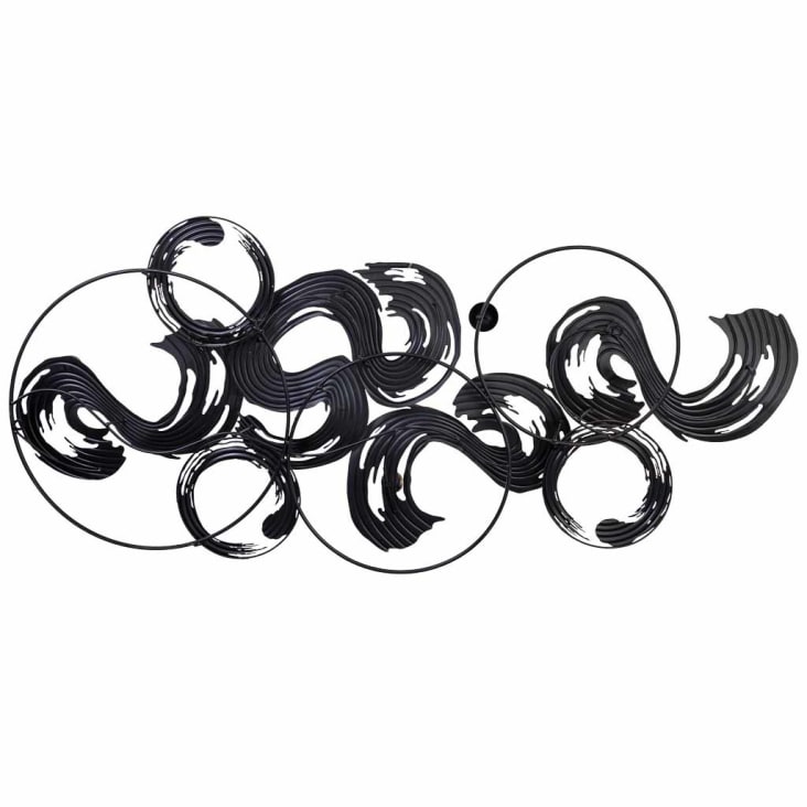 Quadro Decorativo Metallo Foglie - Decorazione Parete 37x65cm Per Casa In Stile Moderno E Naturale - Foto 6