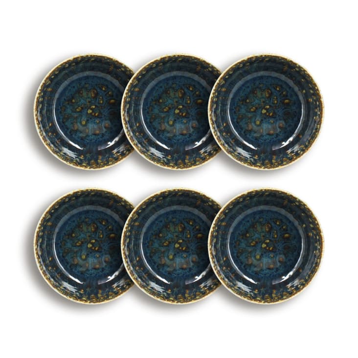 Lot de 6 coupelles 15 cm en porcelaine Aqua