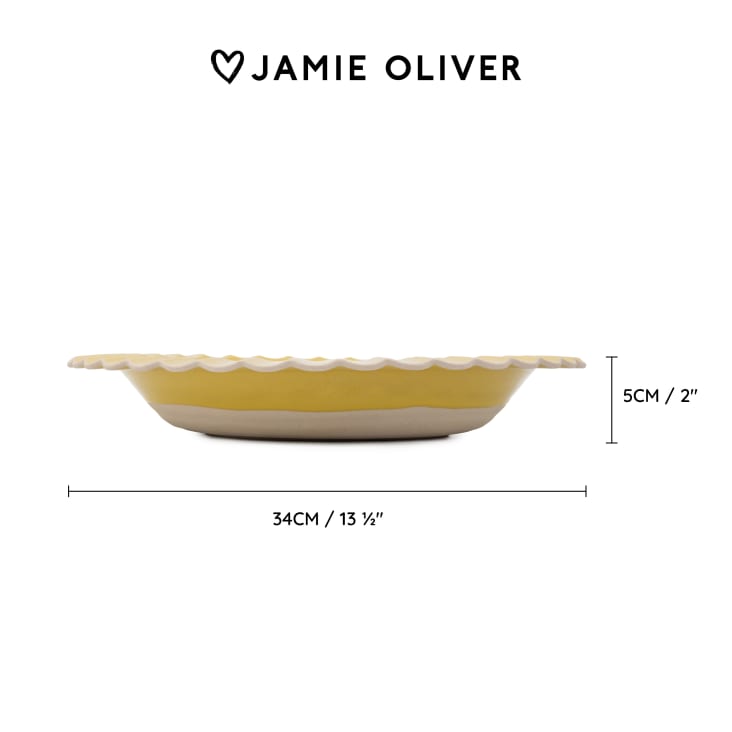 Plat De Service Ovale Omada Design 38x23cm - Intérieur Blanc, Extérieur Coloré