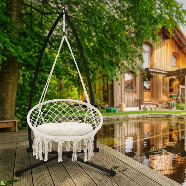 Columpio Colgante Silla Columpio Exterior Asientos Mesa Columpio