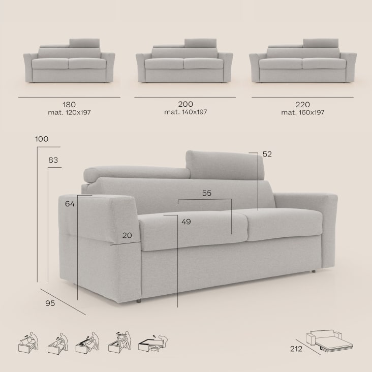 Coperta In Lana Merino 160x220cm - Verde Militare, Double Face