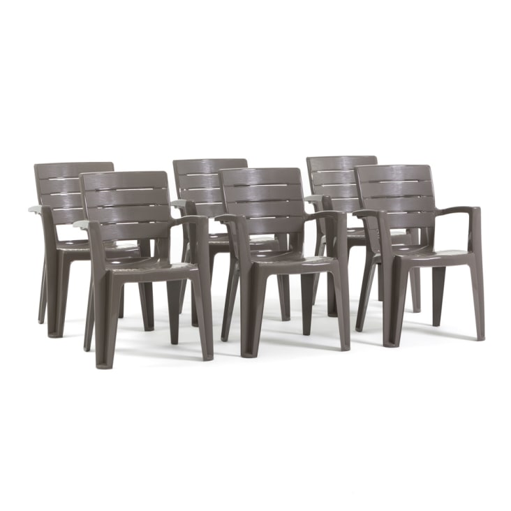 Sedia Impilabile Maya In Polipropilene - Colore Tortora, Portata 120 Kg, Ideale Per Interni Ed Esterni