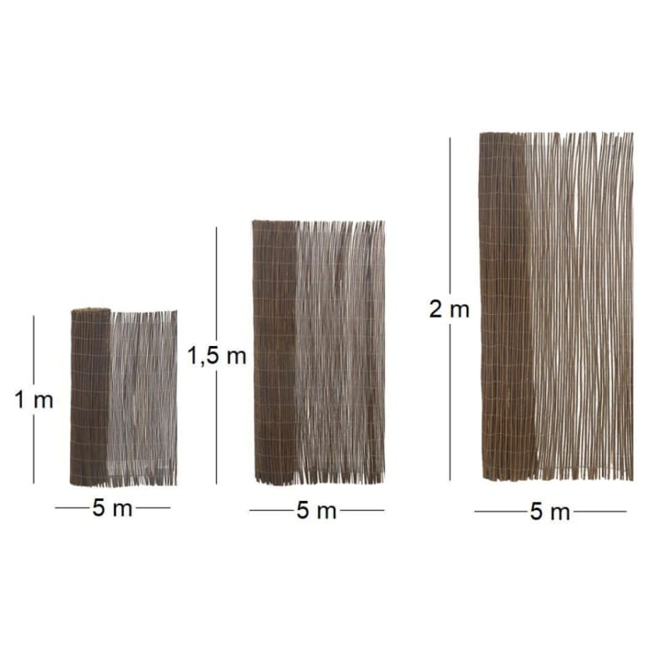 Canisse Bambou Naturel 1,5x5m AUBRY GASPARD - Brise-vue Jardin Et Terrasse