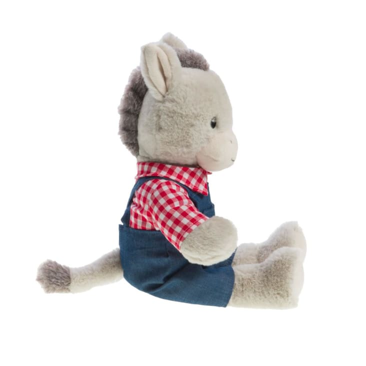 Peluche le petit âne gris en polyester | Maisons du Monde