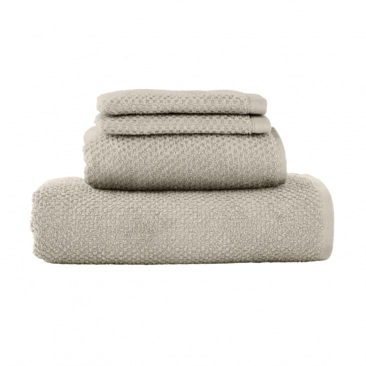 Lot 2 Serviettes De Toilette Top Towel Plus 100x50 Cm – 100% Coton Peigné 400 G/m², Ultra Douces & Absorbantes Blanc