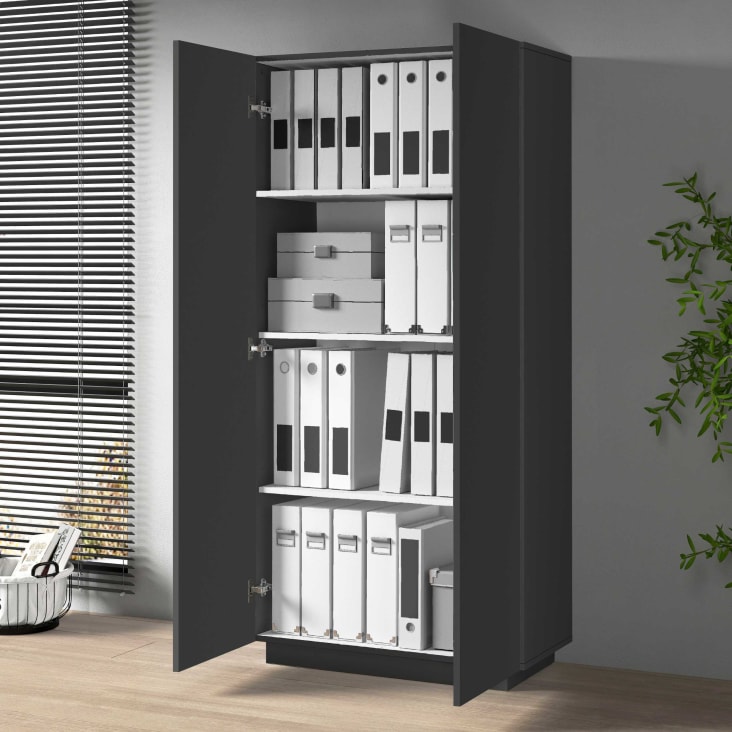 Armadietto Con 4 Cassetti Per Scrivania - Organizer Metallico Bianco Per Ufficio O Casa - Foto 9