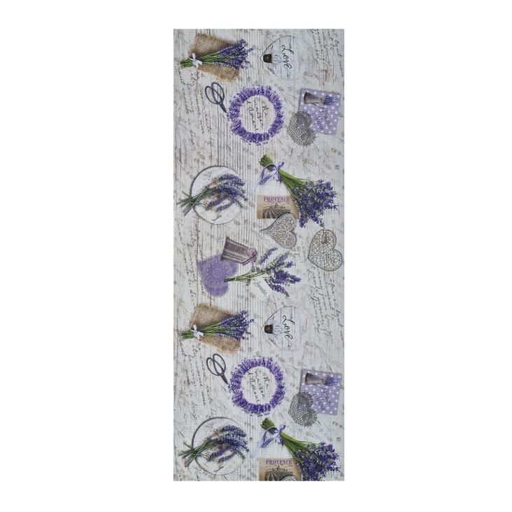 Tapis de Cuisine 52x80 cm Texture Plate Coureur Lavable Antidérapant