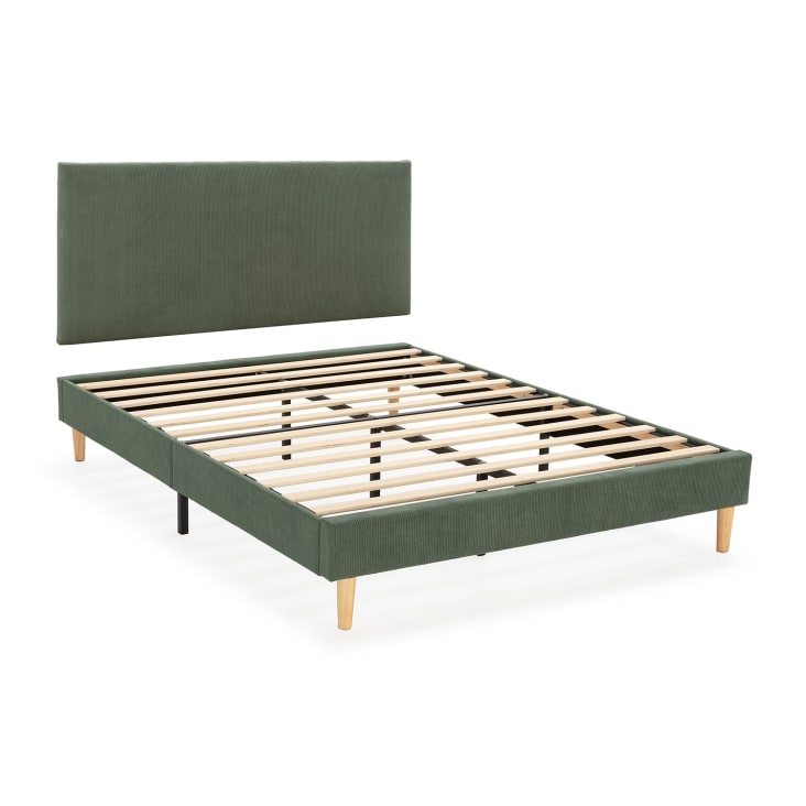 BIANCHERIAWEB Molton Tischauflage Gummiert – 140x190 Cm, Grün, Rutschfest, 2 Mm Stark