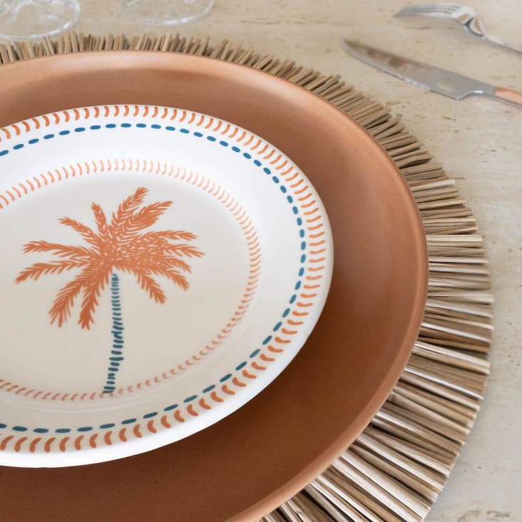 Lot De 2 Assiettes En Verre Smoke Trend - Présentateur Gâteau Ø30cm Design Géométrique