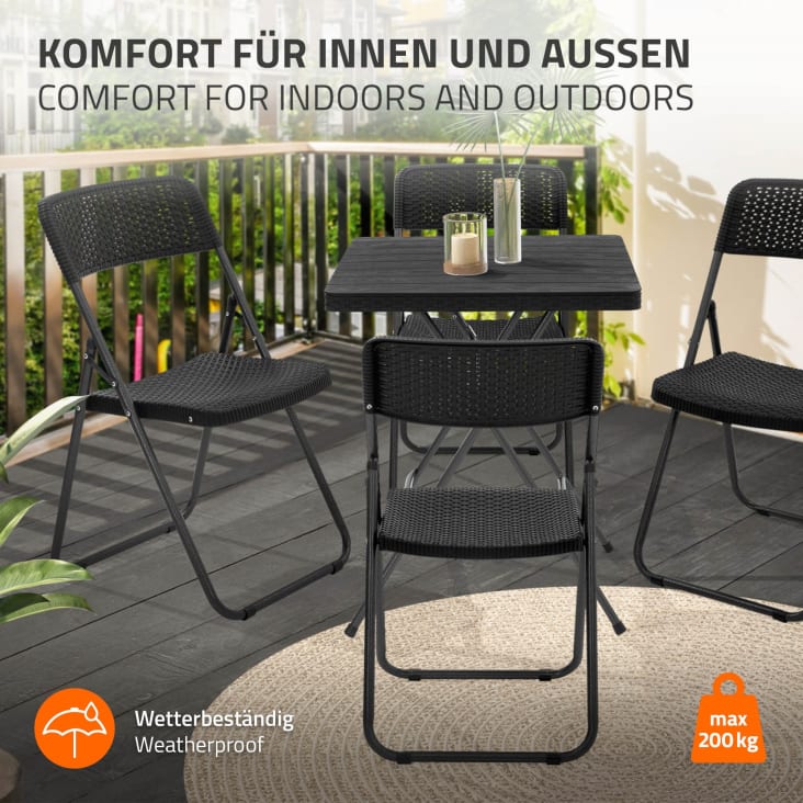 Effetto Rattan Sedie Da Giardino Amazon Offerte Sedie Da Campeggio