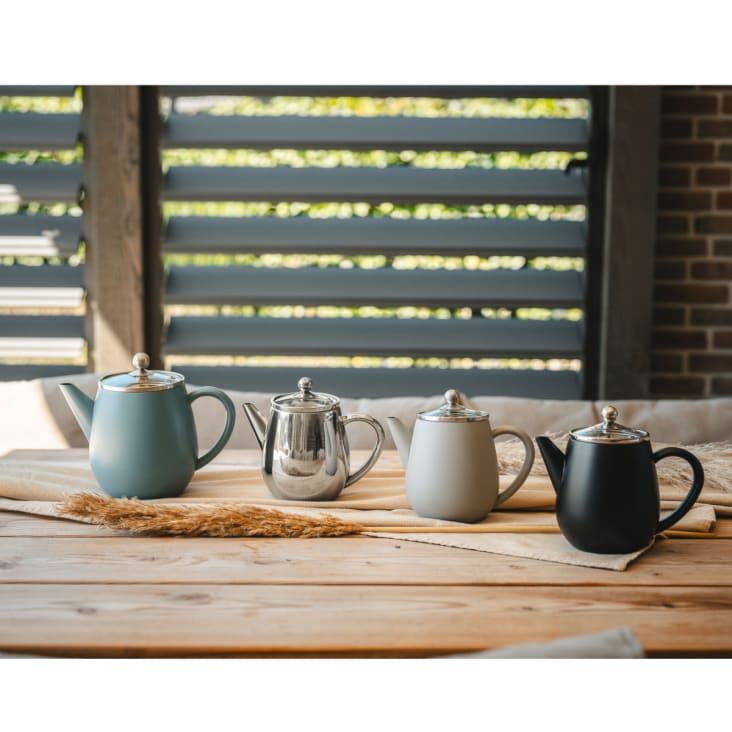 Teiera In Ceramica Da 1,3 Litri Con Filtro Acciaio Inox - Design Moderno Per Tè Foglie E Bustine - Foto 4