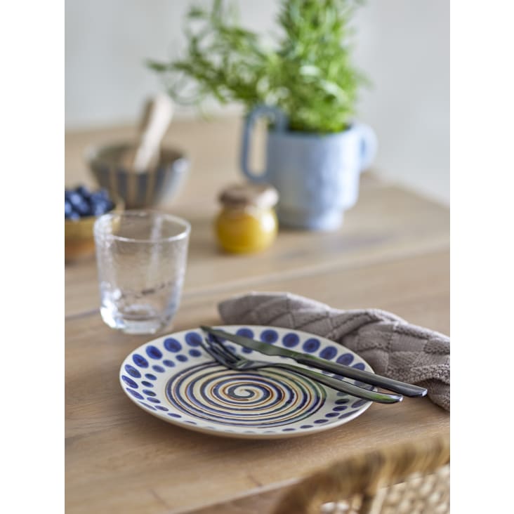 Assiettes à Dessert Bloomingville Emma - Lot De 4 Assiettes Céramique Ø16cm Colorées