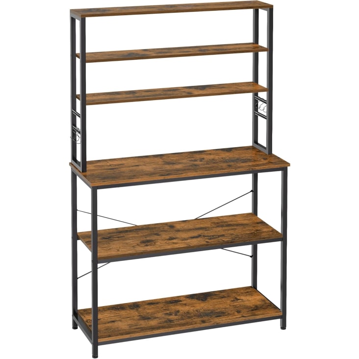 Scaffale Metallico A 4 Ripiani Regolabili 90x14x14 Cm - Resistente E Antiruggine Per Cucina, Bagno, Dispensa - 3