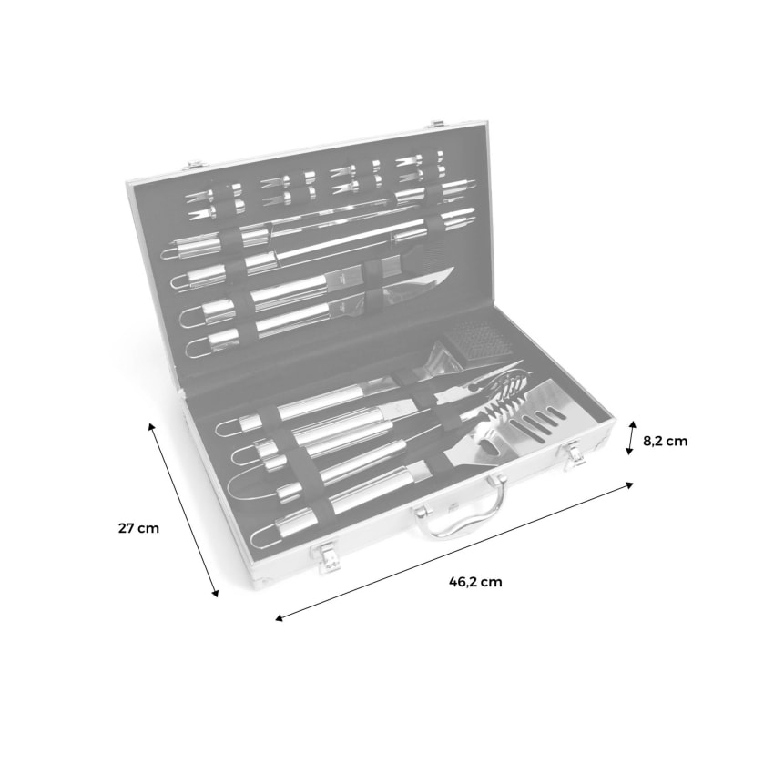 Mallette Barbecue Plancha Pradel France – Kit Acier Inox Neuf Pour Fête Des Pères