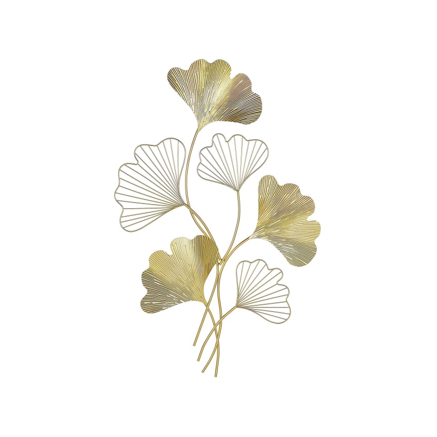 Grande Décoration Murale Fleur Métal Bronze – Stratton Home Decor – Style Nature