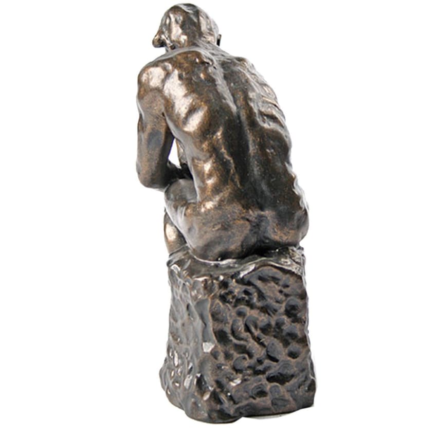 Skulptur, Le penseur , le baiser after Rodin - 12 cm - Brons