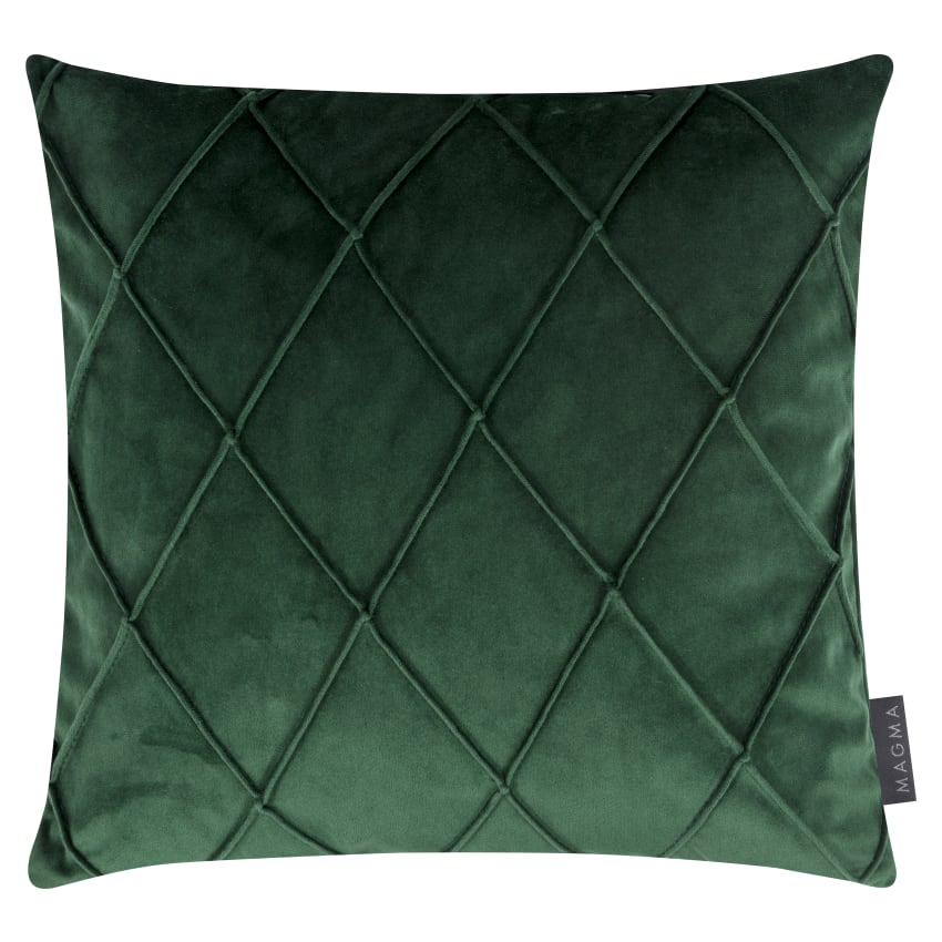 Housse de coussin 40x40cm polyester effet velours - 3 coloris