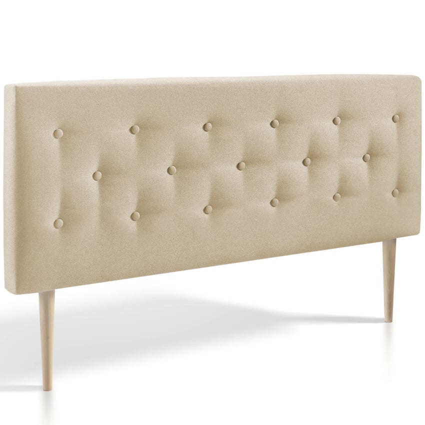 Testiera Letto Tessuto Nero 80x5x78/88 cm