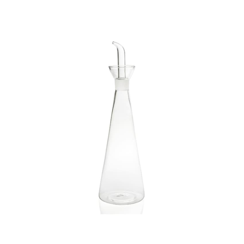 Lot De 2 Bouteilles Huilier Vinaigrier Avec Bec Verseur - Céramique Noir & Blanc